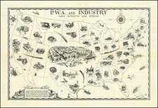 United States and Pictorial Maps Map By United States Bureau of Labor Statistics