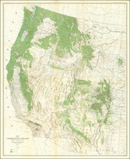 Southwest, Rocky Mountains, Pacific Northwest and Geological Map By U.S. Geological Survey