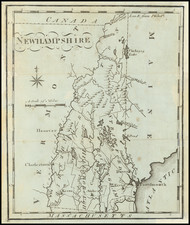 New Hampshire Map By Joseph Scott