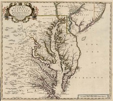 Mid-Atlantic and Southeast Map By John Senex