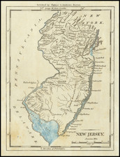 New Jersey Map By Jedidiah Morse