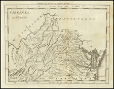 Virginia Map By Jedidiah Morse