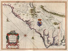 Mid-Atlantic, South and Southeast Map By John Speed