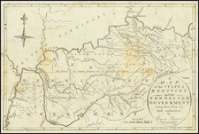 South, Kentucky and Tennessee Map By Jedidiah Morse