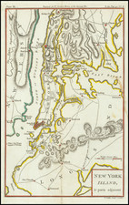 New York City and New York State Map By Thomas Conder