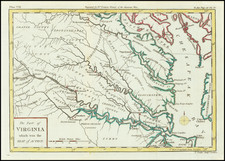 Southeast, Virginia and American Revolution Map By Thomas Conder