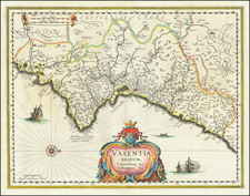 Spain Map By Willem Janszoon Blaeu