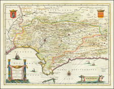 Spain Map By Willem Janszoon Blaeu