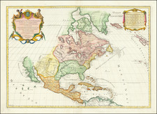 North America Map By Alexis-Hubert Jaillot