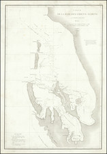 Australia Map By Louis Claude Desaulses de Freycinet