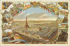 Paris and Île-de-France Map By GTC