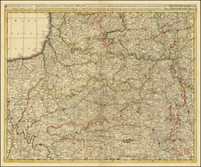 Belgium and Nord et Nord-Est Map By Gerard & Leonard Valk