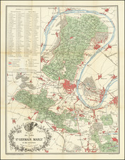 [Royal / Presidential Hunting Grounds]  Plan des Forts de St. Germain, Marly et des environs par D. Recope, Sous-Inspecteur des Forets.