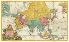 To the Right Honourable William Lord Cowper Lord High Chancellor of Great Britain This Map of Asia according to ye Newest & Most Accurate Observations . . . 