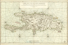 Hispaniola Map By Jacques Nicolas Bellin