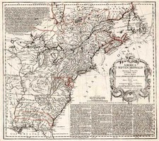 United States and Canada Map By Homann Heirs