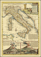 Italy Map By Emanuel Bowen