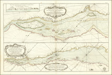 Eastern Canada and Quebec Map By Jacques Nicolas Bellin