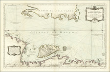 Polar Maps and Eastern Canada Map By Jacques Nicolas Bellin