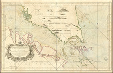 Singapore and Malaysia Map By Jacques Nicolas Bellin / Depot de la Marine