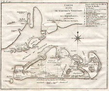New England Map By Pierre Antoine Tardieu