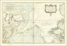 Polar Maps, Pacific Northwest, Alaska, Pacific and British Columbia Map By Jacques Nicolas Bellin