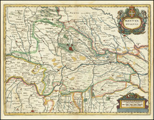 Northern Italy Map By Matthaus Merian