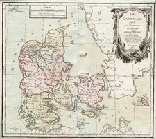 Europe and Scandinavia Map By Louis Brion de la Tour