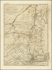 New Hampshire, Vermont, New York State and Pennsylvania Map By John Lodge