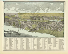 Middle East and Holy Land Map By George F. Cram