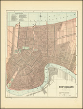 New Orleans Map By People's Publishing Co.