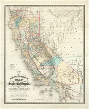 California Map By Britton & Rey / George Henry Goddard