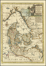 Denmark Map By Emanuel Bowen