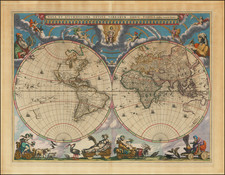 World Map By Johannes Blaeu