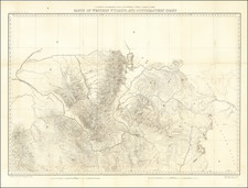 Rocky Mountains Map By F.V. Hayden