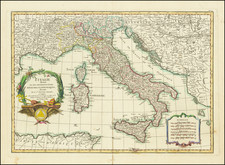 Italy Map By Jean Janvier