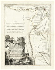 Middle East Map By Joseph Nicholas de L'Isle
