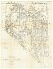 Nevada Map By General Land Office