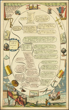 Curiosities Map By Richard Blome