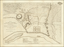 Southeast, Georgia and American Revolution Map By Charles Stedman / William Faden