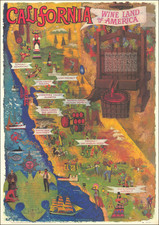 Pictorial Maps and California Map By Amado Gonzales
