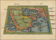 Middle East and Arabian Peninsula Map By Martin Waldseemüller