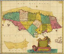 Jamaica Map By Nicolaes Visscher I