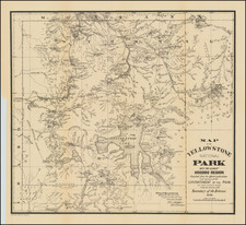 Idaho and Wyoming Map By U.S. Department of the Interior Geological Survey