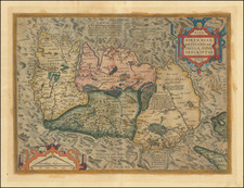 Ireland Map By Abraham Ortelius