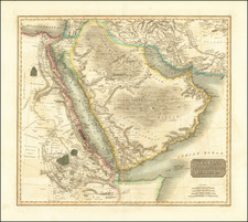 Middle East and Arabian Peninsula Map By John Thomson