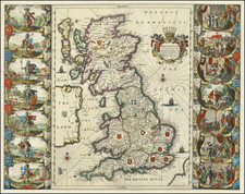 British Isles Map By Jan Jansson