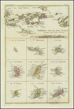 Virgin Islands and Other Islands Map By Rigobert Bonne