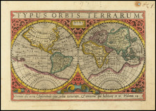 World Map By Jodocus Hondius