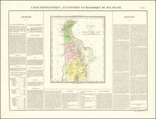 Carte Geographique, Statistique et Historique Du Delaware